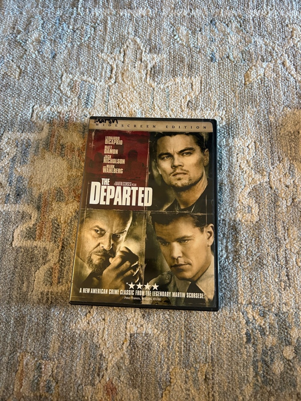 The Departed Widescreen Edition DVD - Black, Red, Brown